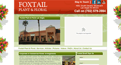 Desktop Screenshot of foxtailfloral.com